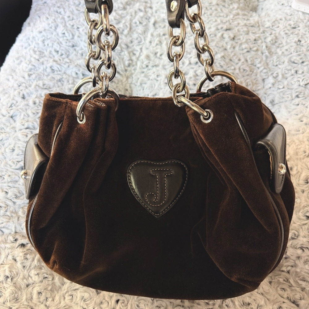 Y2K Vintage Juicy Couture Once Upon a Time Daydreamer Royal Juicy Velour Bag - Picture 2 of 16